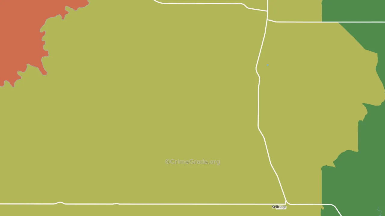 58568, ND Map of Drug-Related Crime Rates