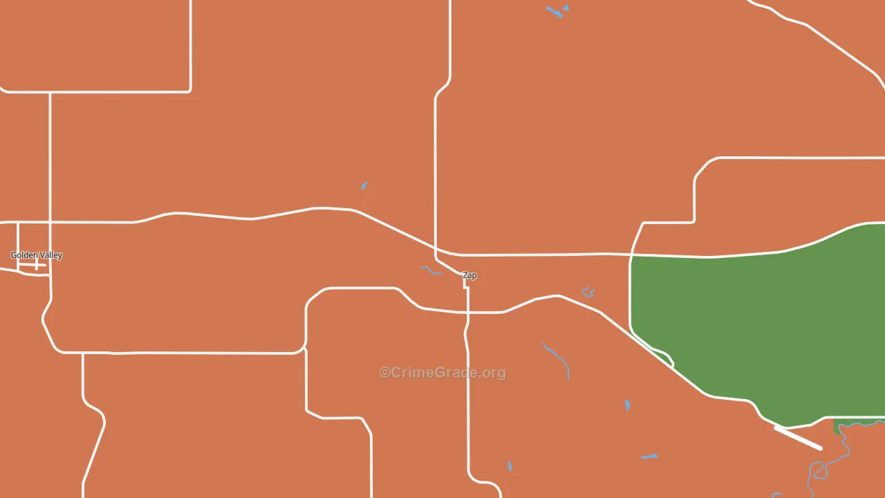 58580, ND Map of Drug-Related Crime Rates