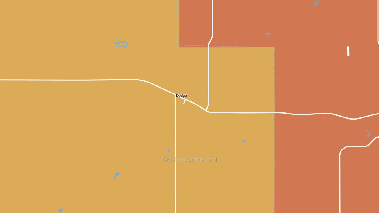 58625, ND Map of Drug-Related Crime Rates