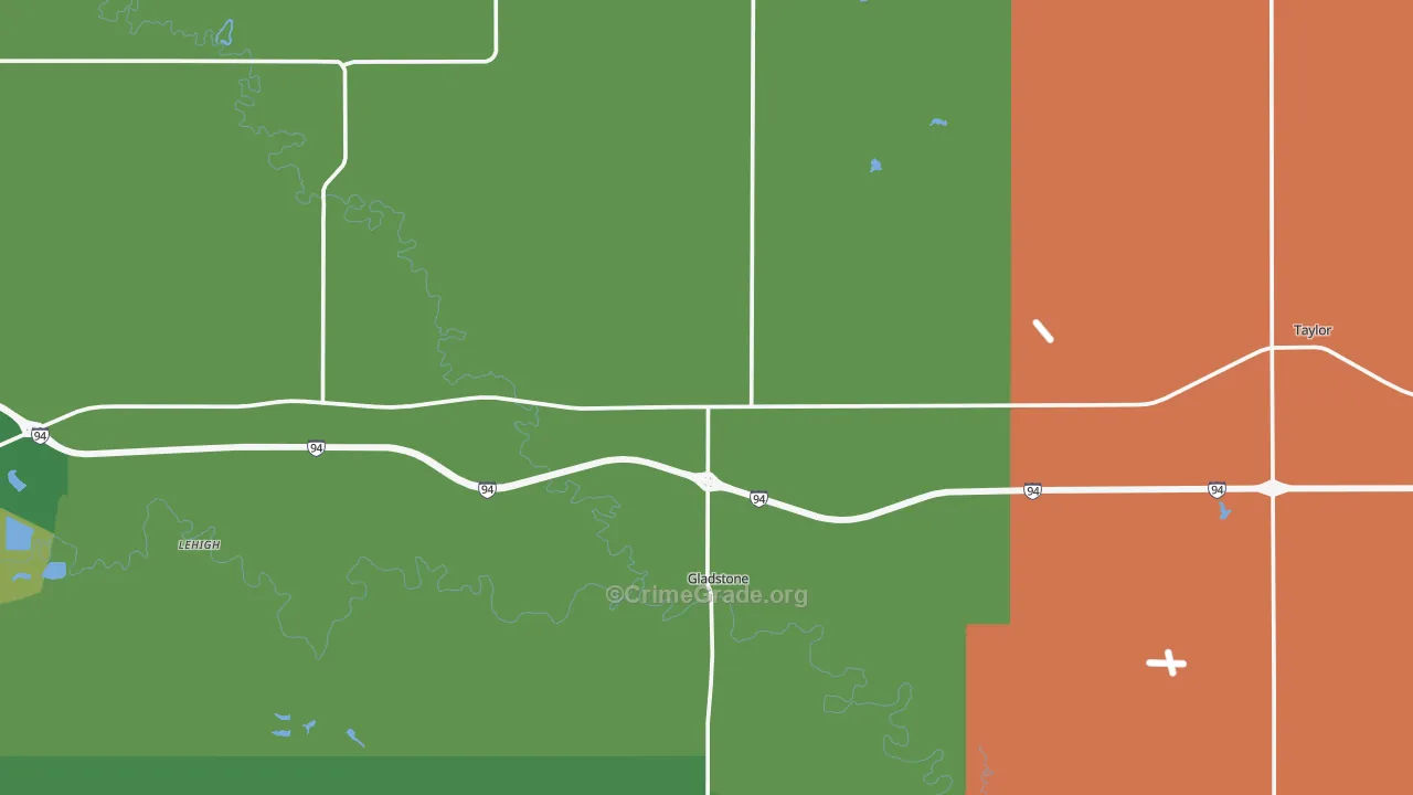 58630, ND Map of Drug-Related Crime Rates