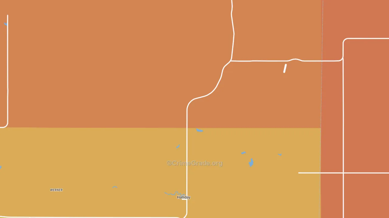 58636, ND Map of Drug-Related Crime Rates