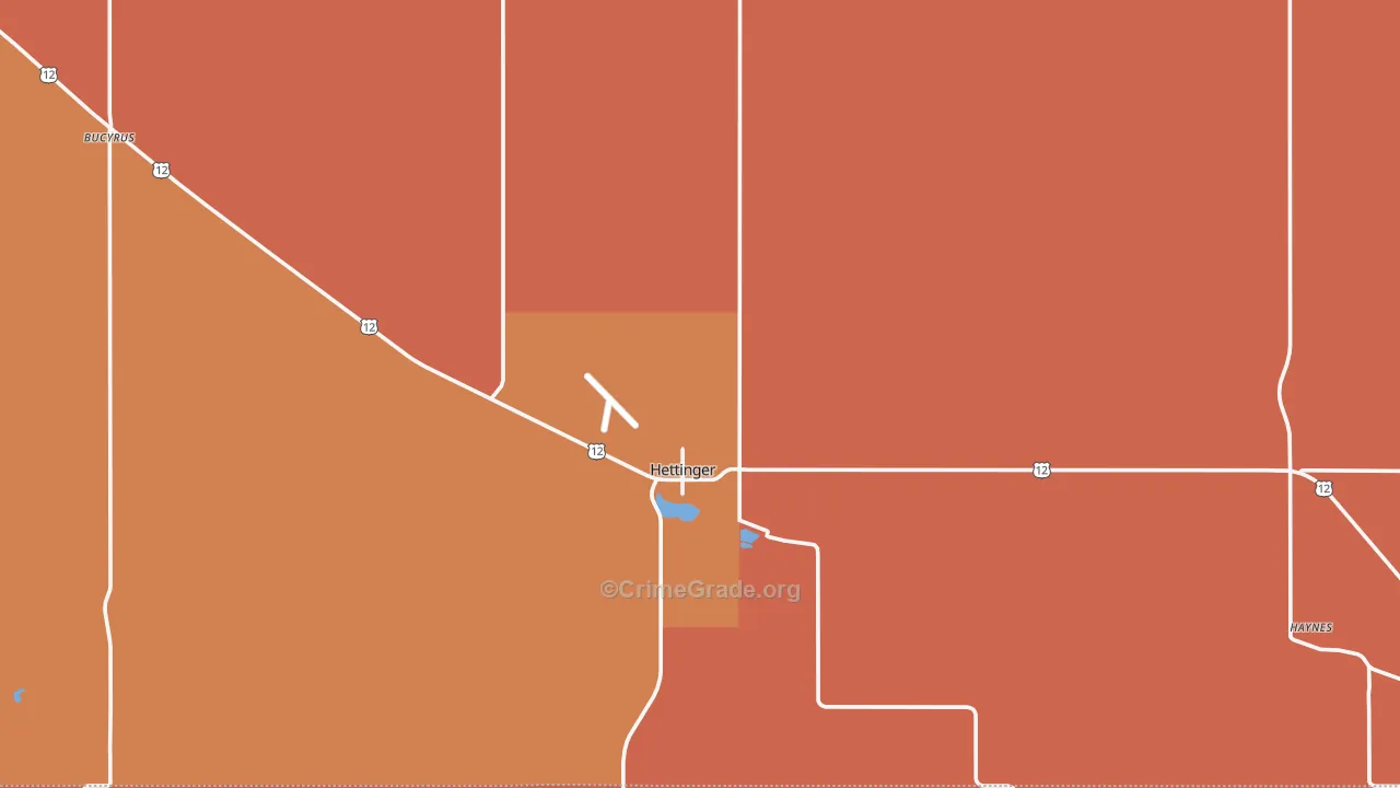 58639, ND Map of Drug-Related Crime Rates