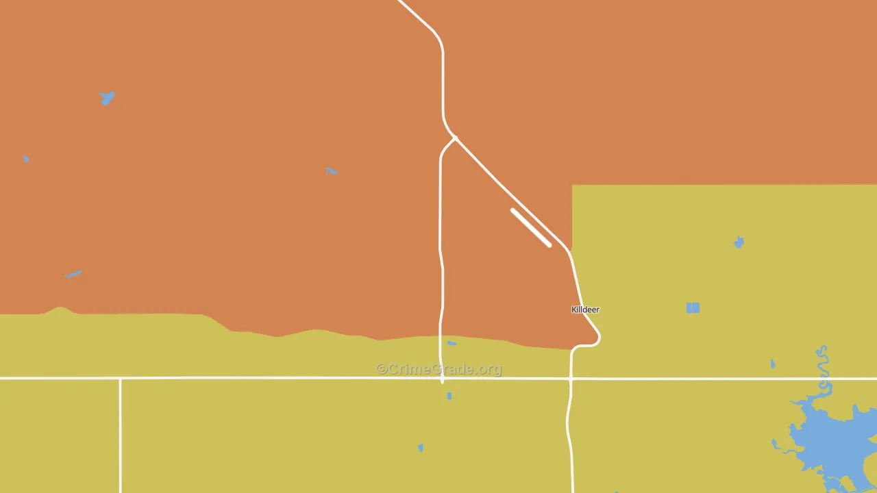 58640, ND Map of Drug-Related Crime Rates