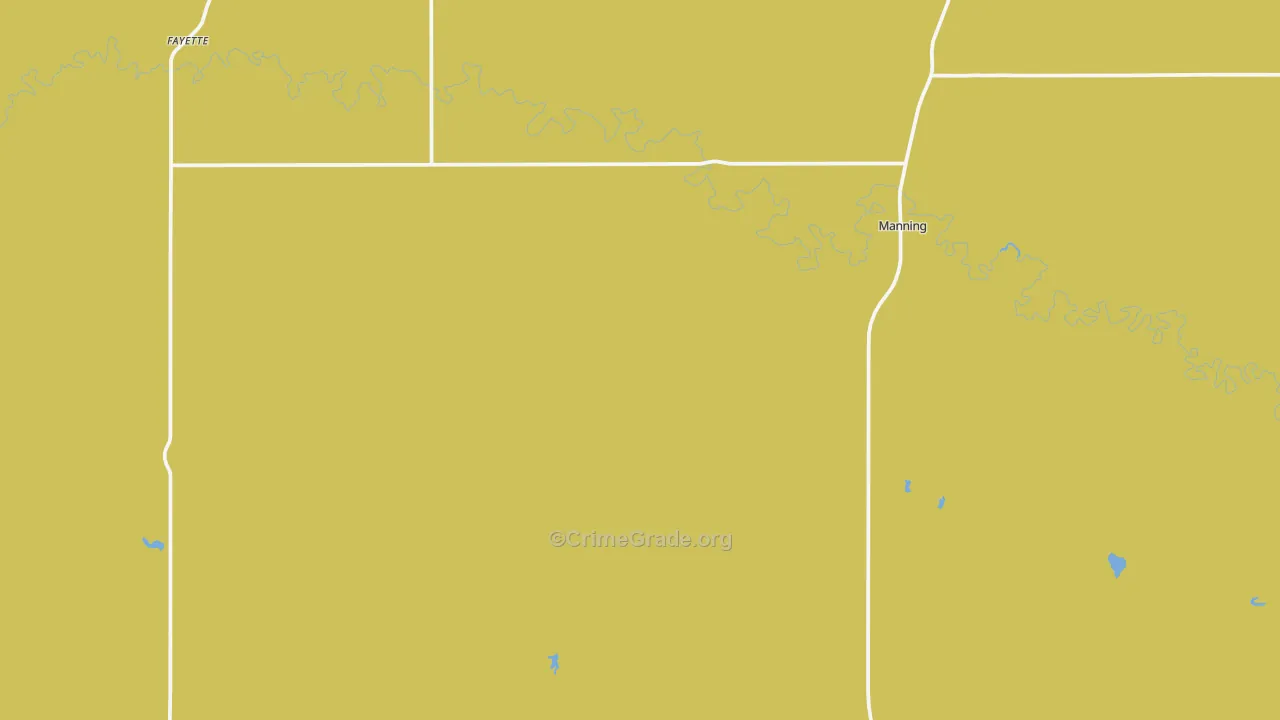58642, ND Map of Drug-Related Crime Rates