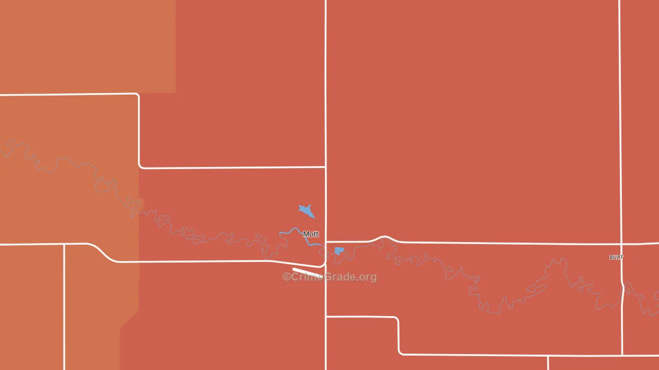 58646, ND Map of Drug-Related Crime Rates