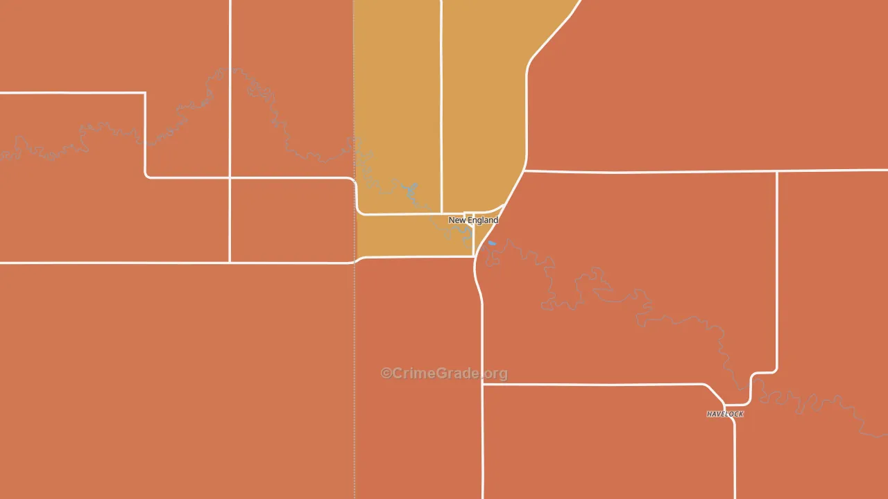 58647, ND Map of Drug-Related Crime Rates