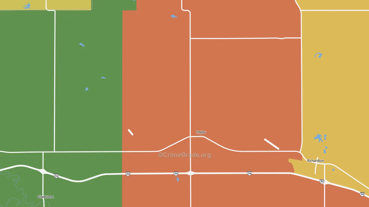 58656, ND Map of Drug-Related Crime Rates