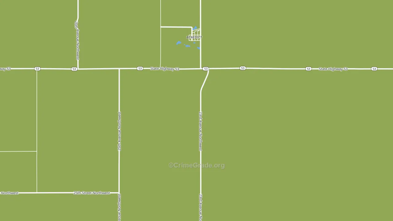 58716, ND Map of Drug-Related Crime Rates