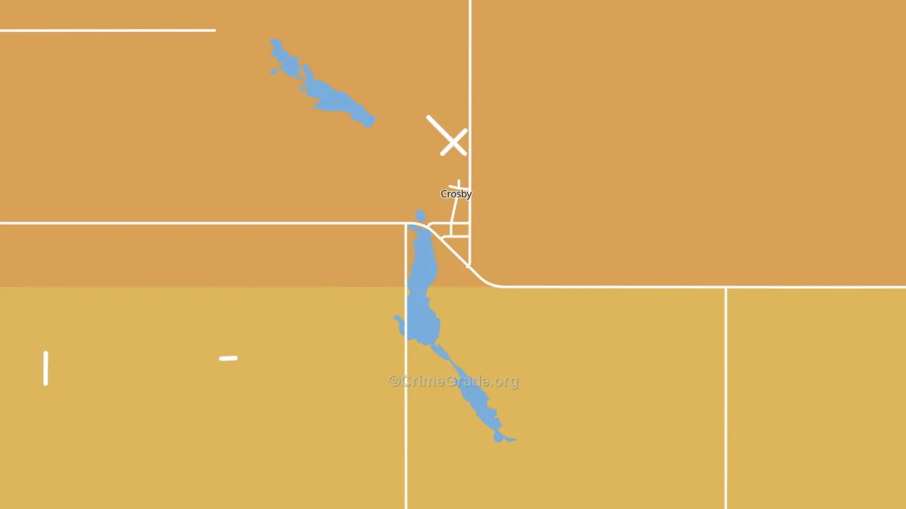 58730, ND Map of Drug-Related Crime Rates
