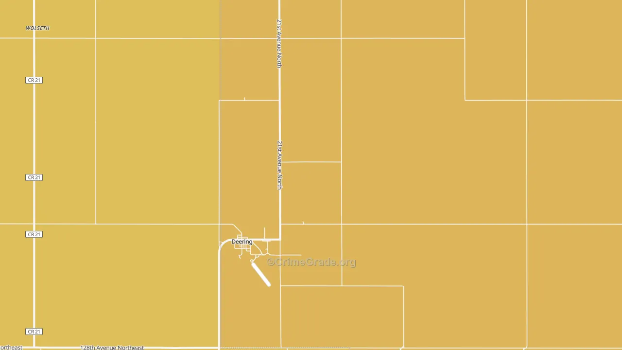 58731, ND Map of Drug-Related Crime Rates