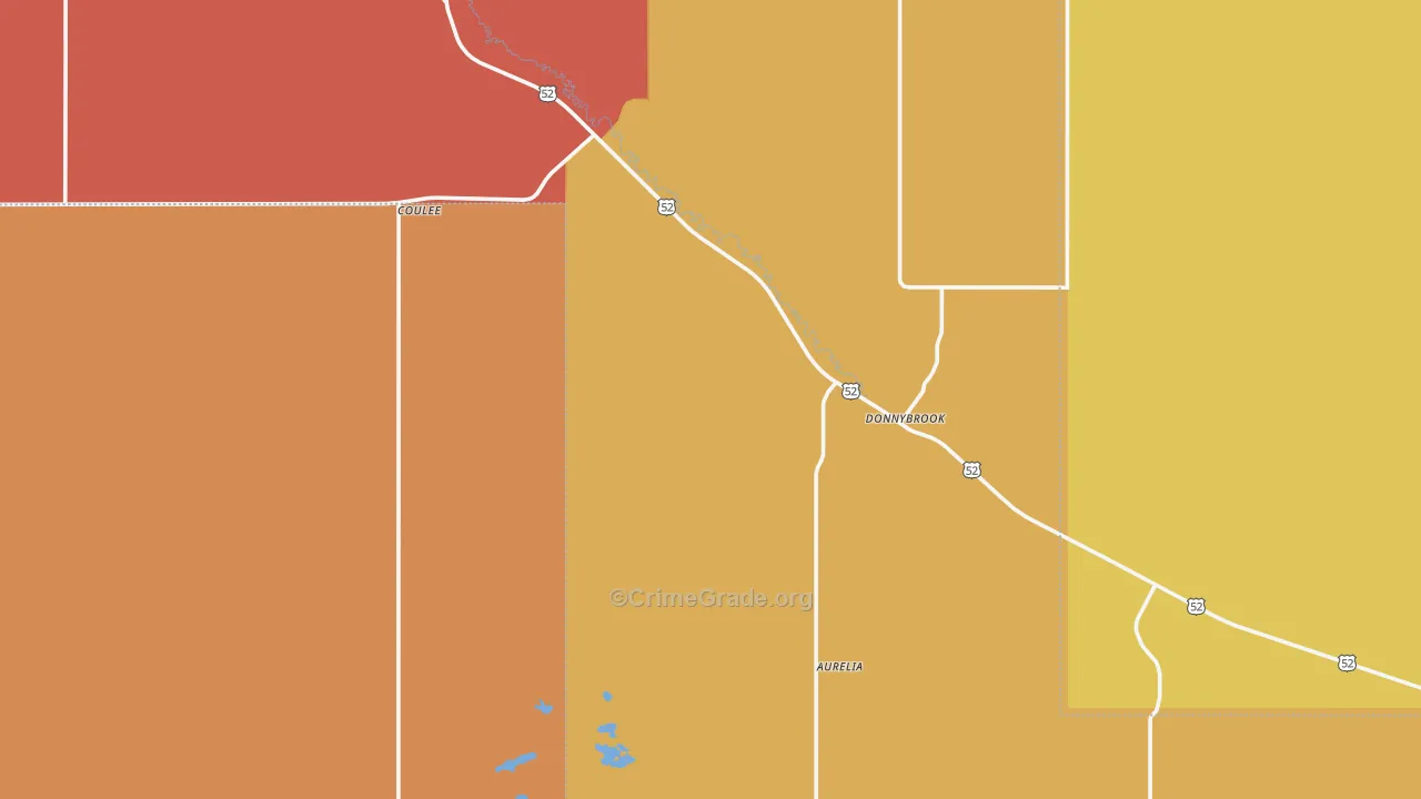 58734, ND Map of Drug-Related Crime Rates