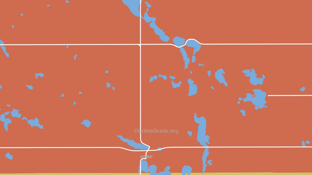 58735, ND Map of Drug-Related Crime Rates