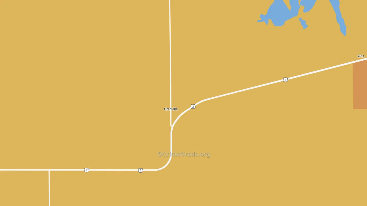58741, ND Map of Drug-Related Crime Rates
