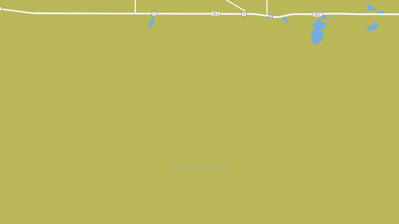 58776, ND Map of Drug-Related Crime Rates