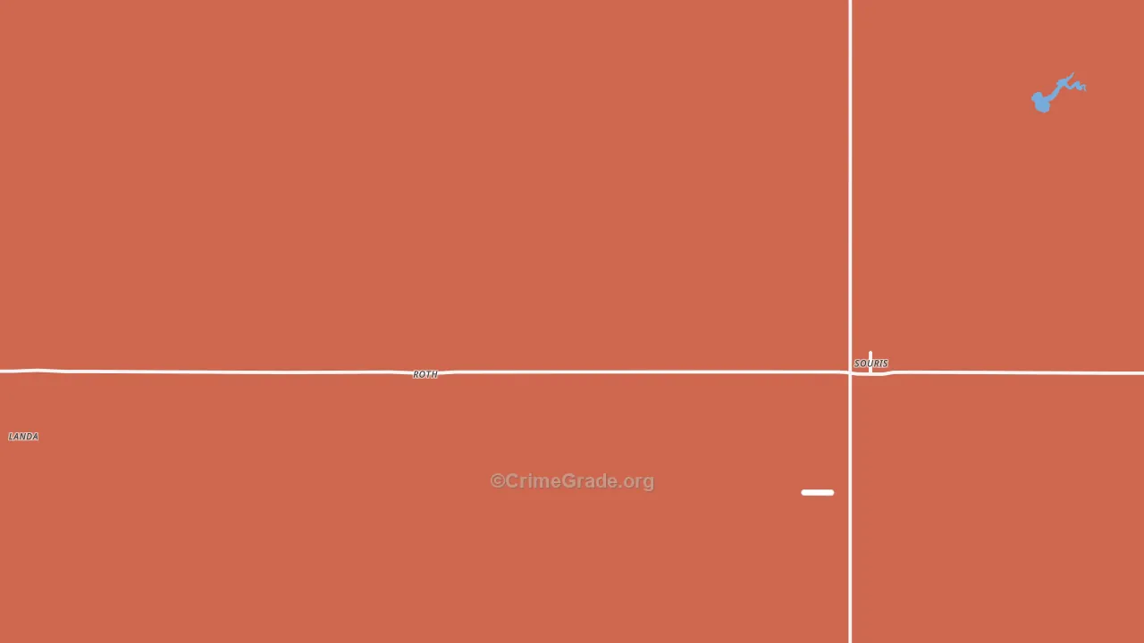 58783, ND Map of Drug-Related Crime Rates