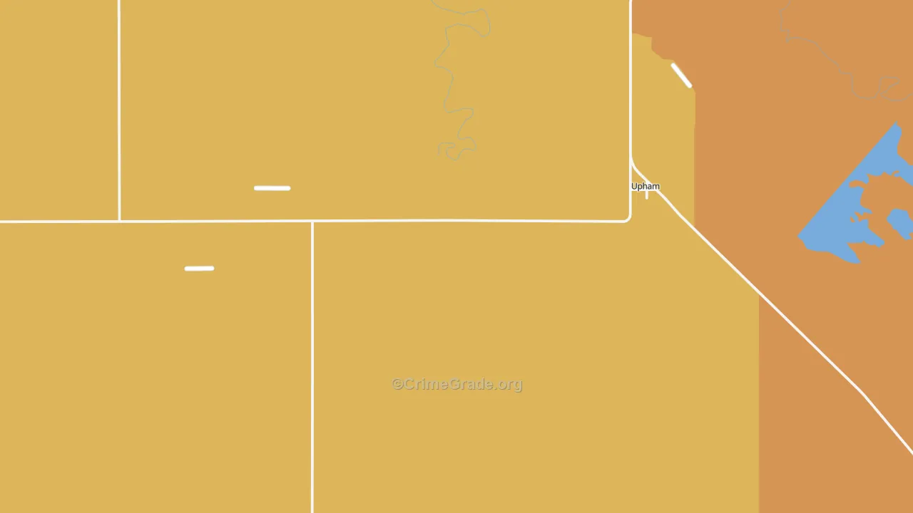 58789, ND Map of Drug-Related Crime Rates