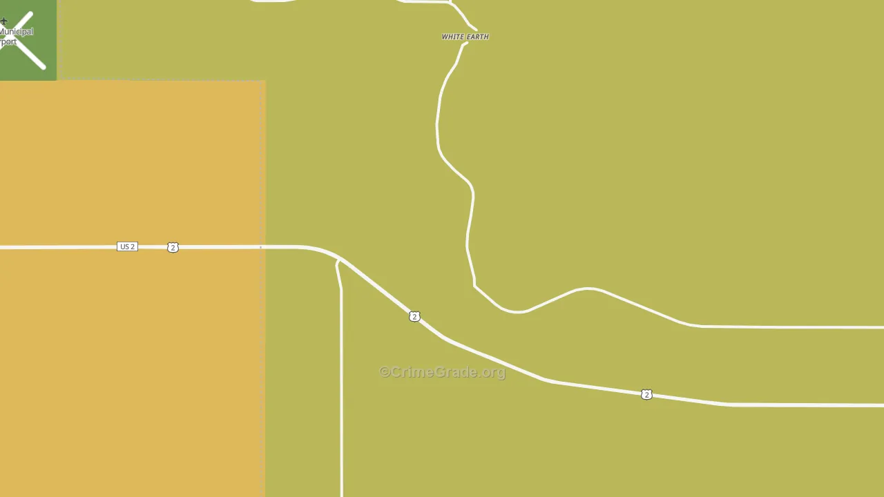 58794, ND Map of Drug-Related Crime Rates