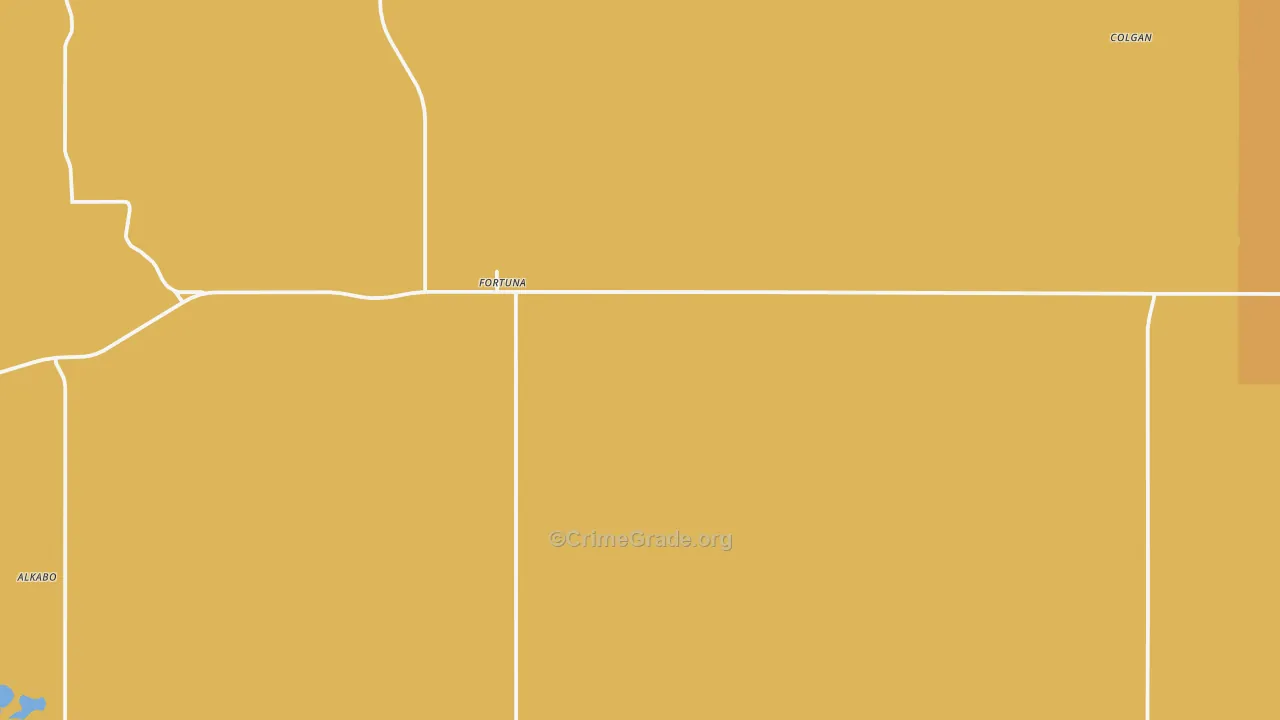 58844, ND Map of Drug-Related Crime Rates