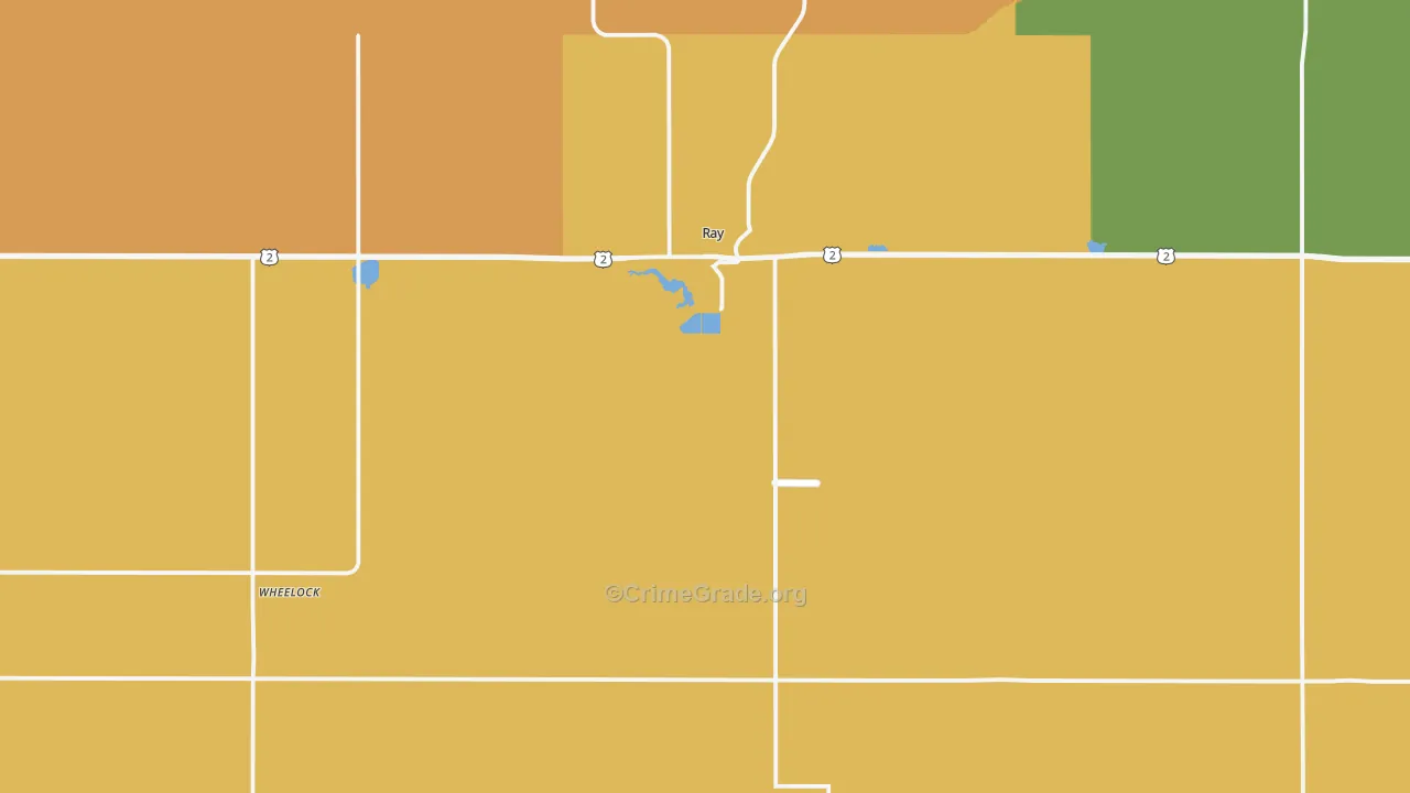 58849, ND Map of Drug-Related Crime Rates