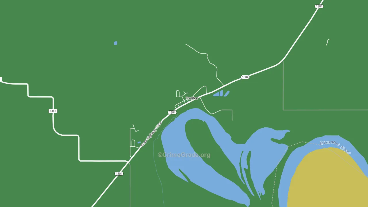 58853, ND Map of Drug-Related Crime Rates