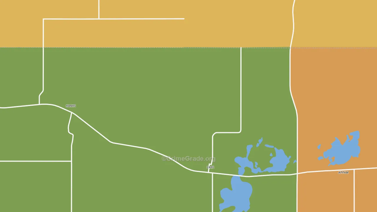 58856, ND Map of Drug-Related Crime Rates