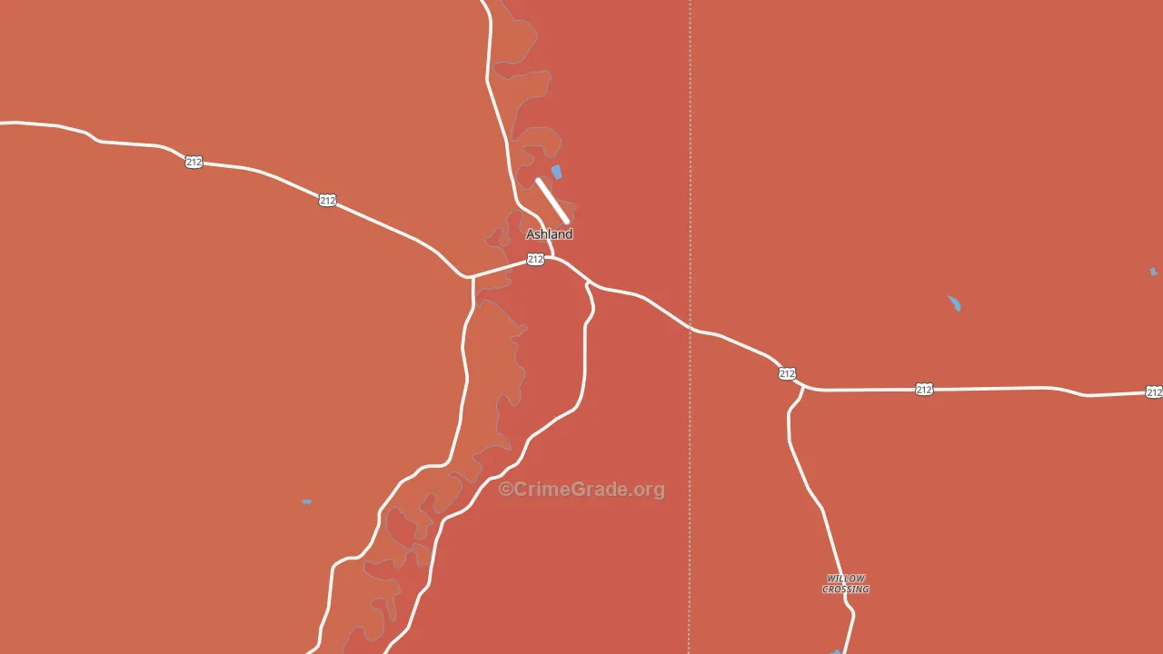 59003, MT Map of Drug-Related Crime Rates