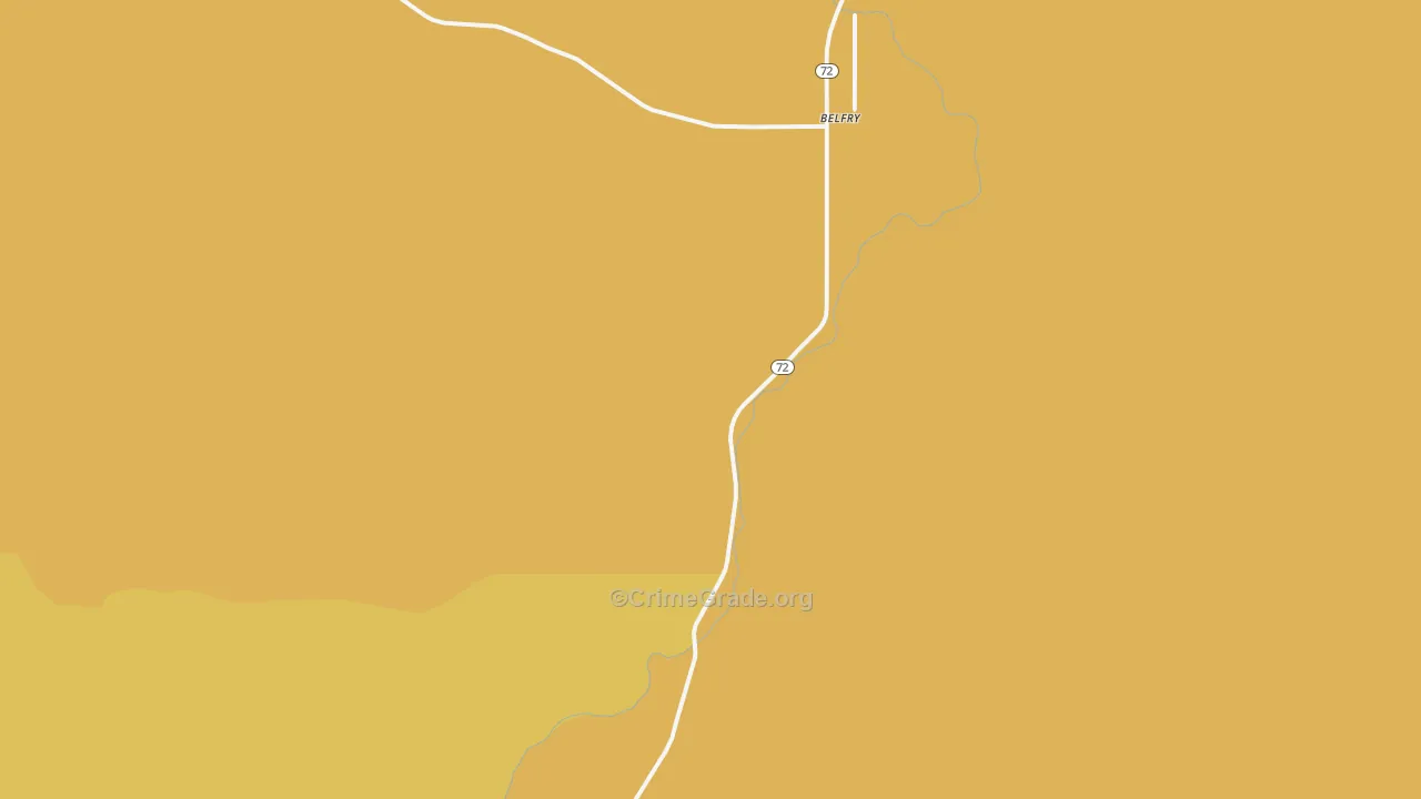 59008, MT Map of Drug-Related Crime Rates