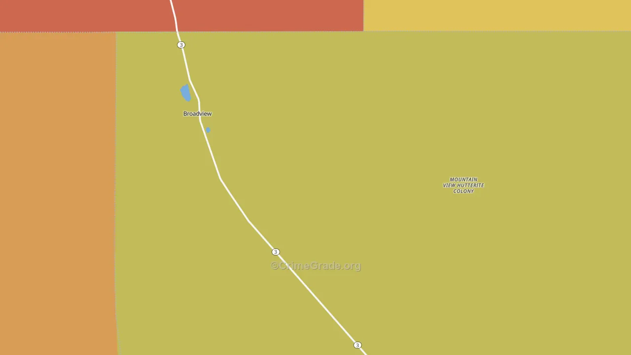 59015, MT Map of Drug-Related Crime Rates
