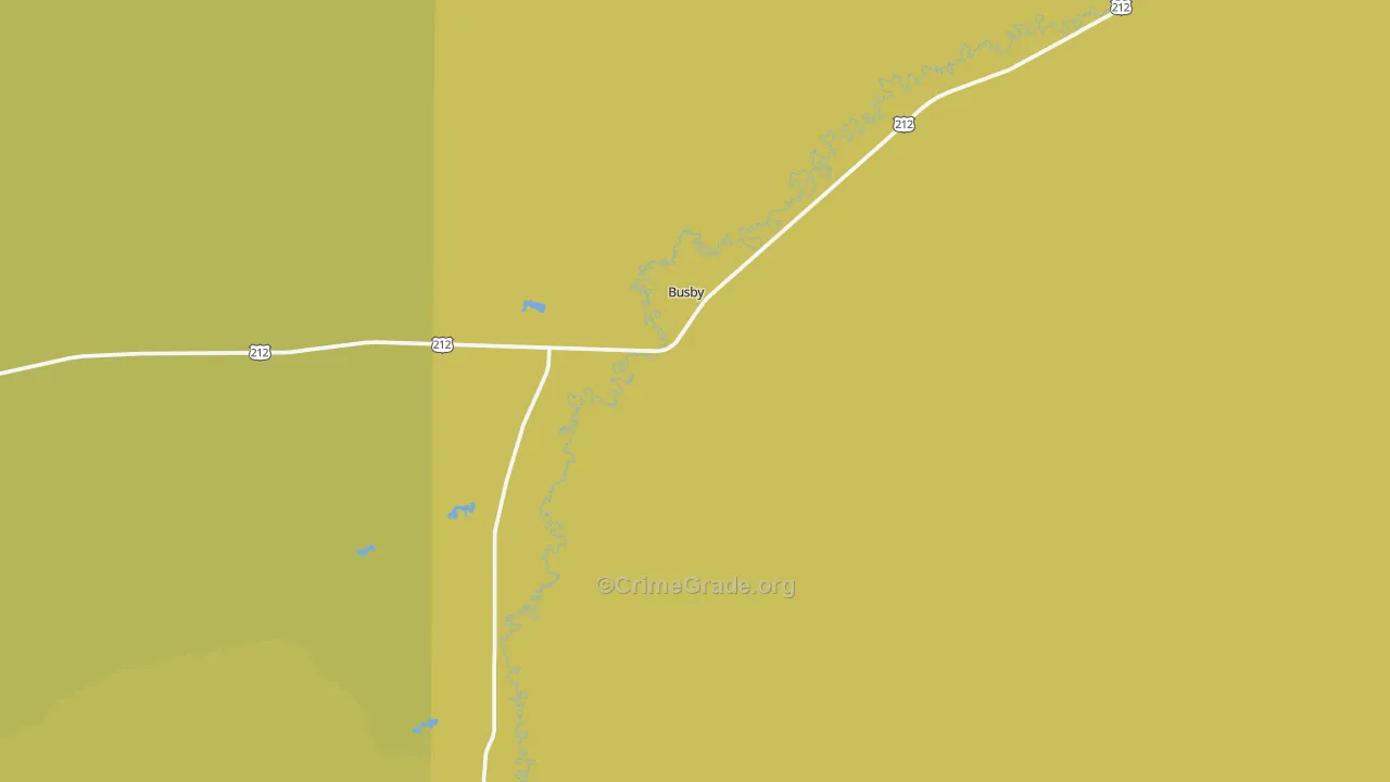 59016, MT Map of Drug-Related Crime Rates