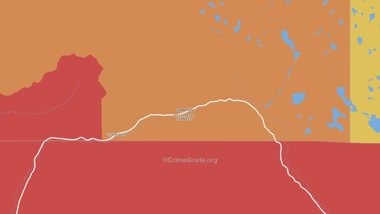 59020, MT Map of Drug-Related Crime Rates