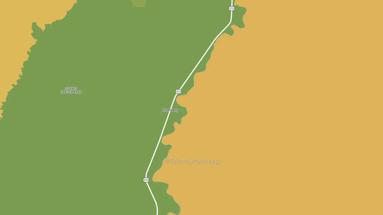 59029, MT Map of Drug-Related Crime Rates
