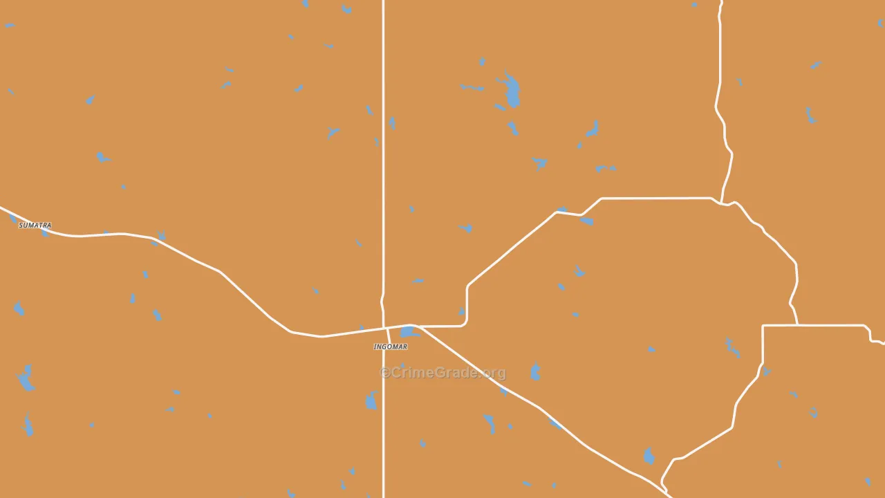59039, MT Map of Drug-Related Crime Rates