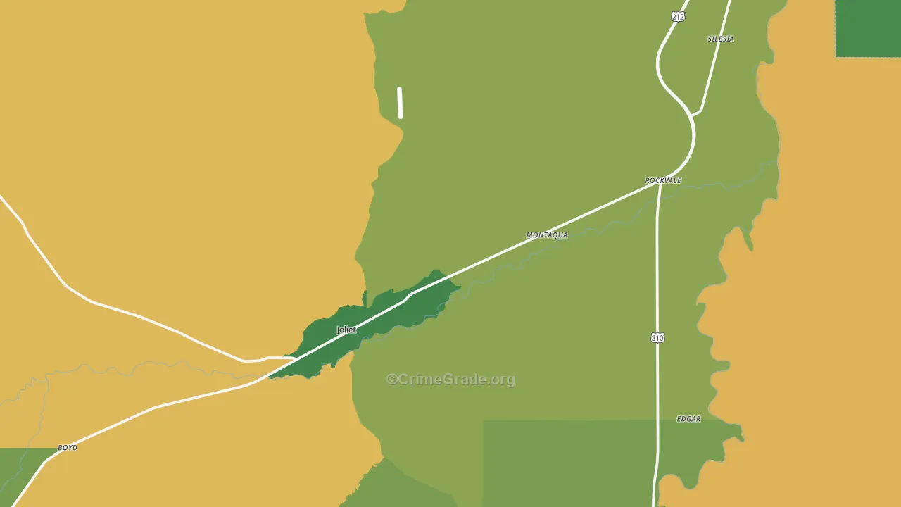 59041, MT Map of Drug-Related Crime Rates