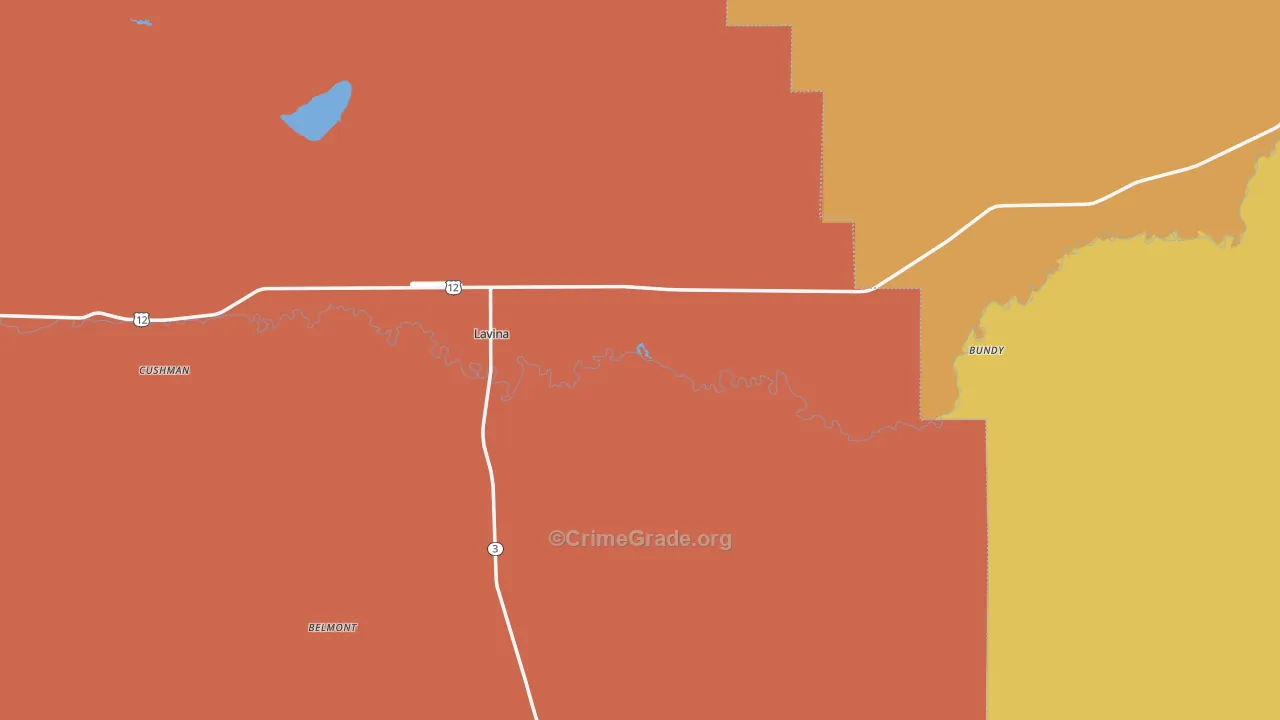 59046, MT Map of Drug-Related Crime Rates