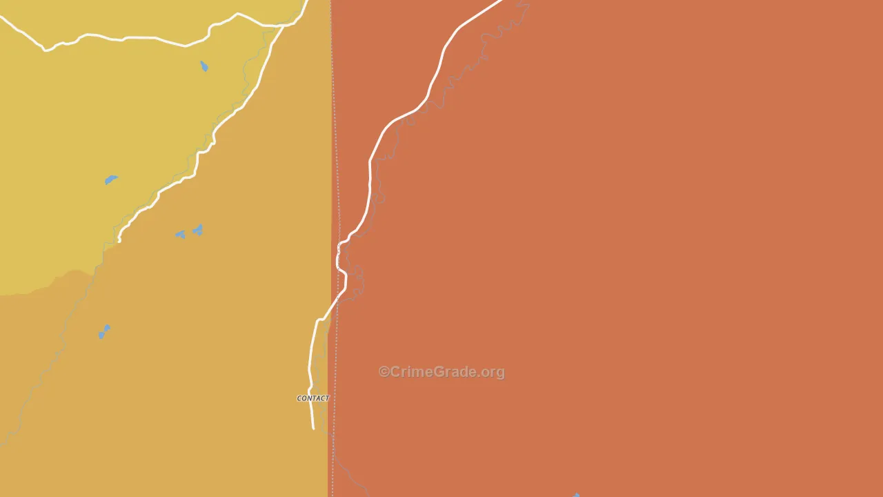 59052, MT Map of Drug-Related Crime Rates