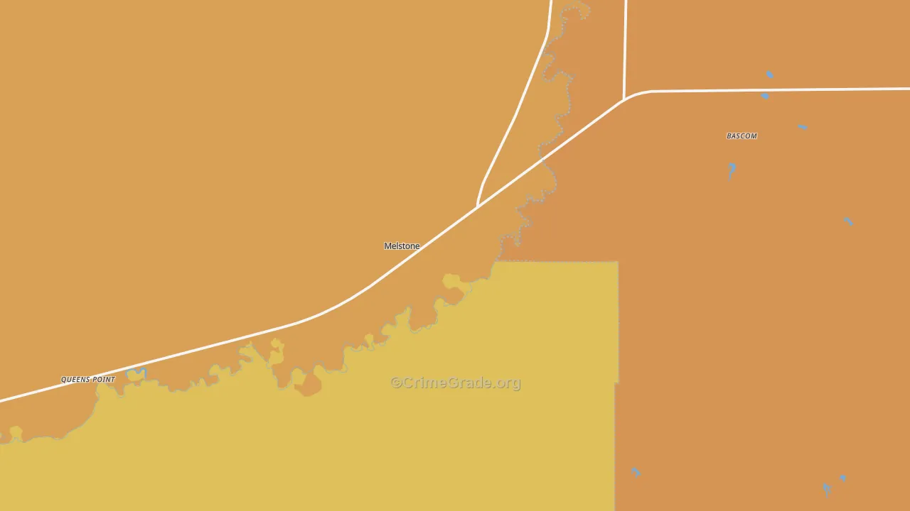 59054, MT Map of Drug-Related Crime Rates