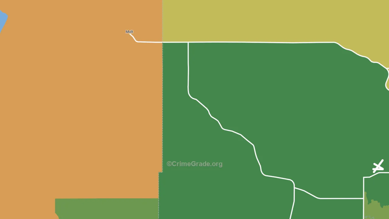 59057, MT Map of Drug-Related Crime Rates