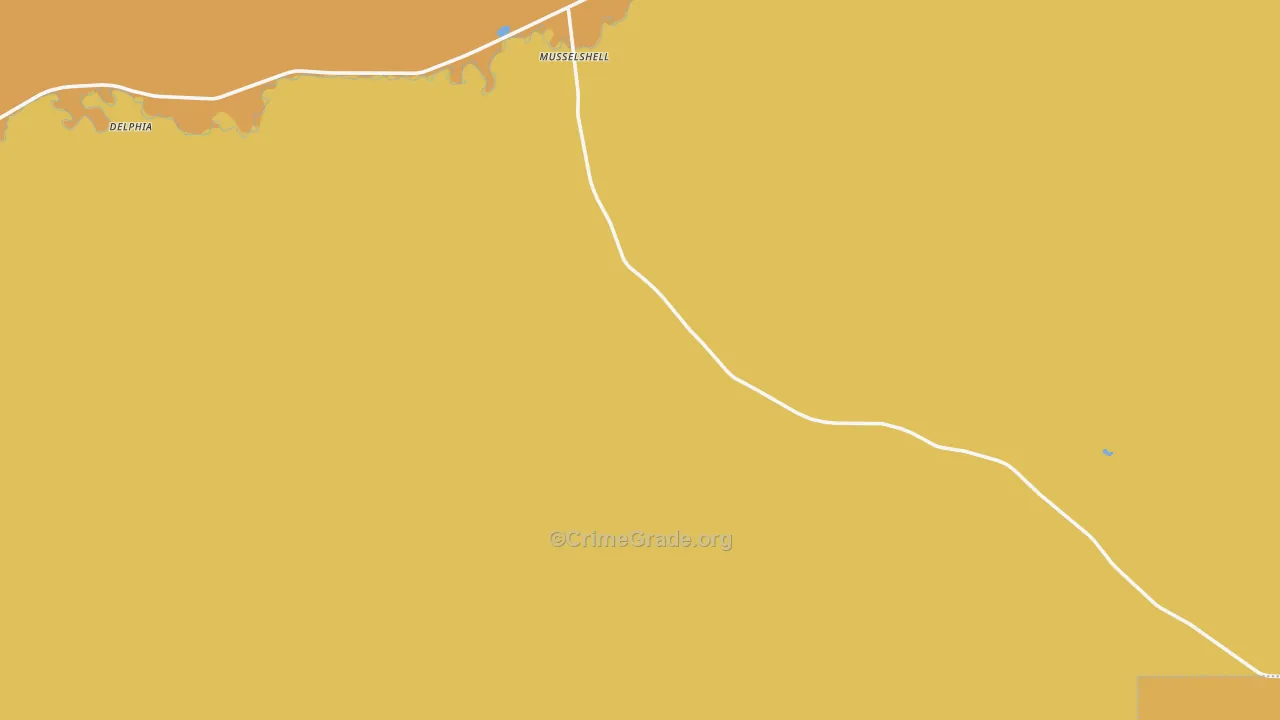 59059, MT Map of Drug-Related Crime Rates