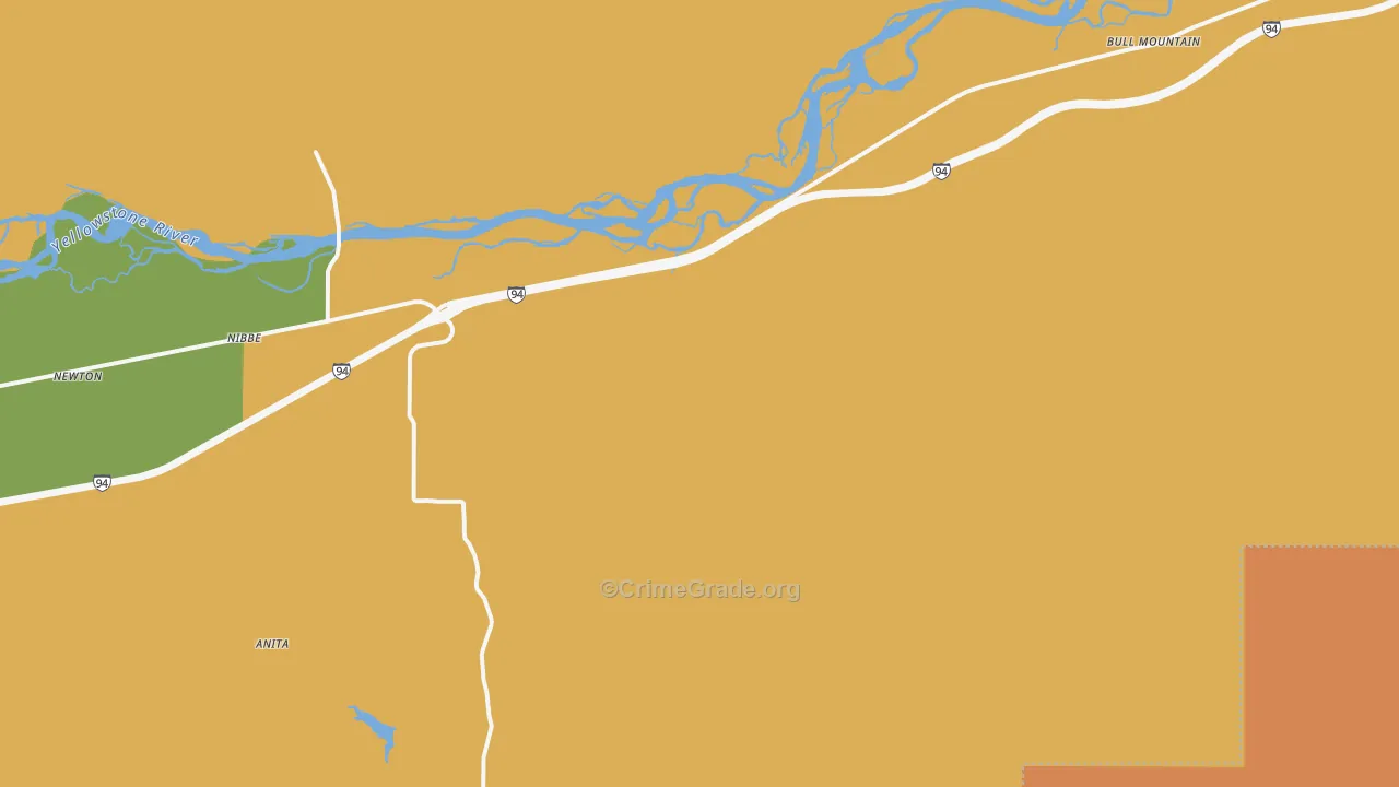 59064, MT Map of Drug-Related Crime Rates
