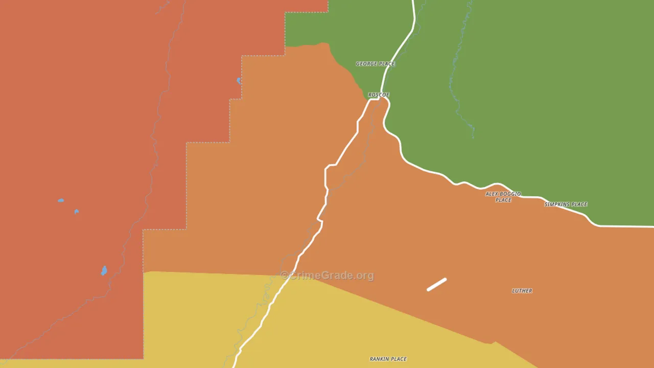 59071, MT Map of Drug-Related Crime Rates