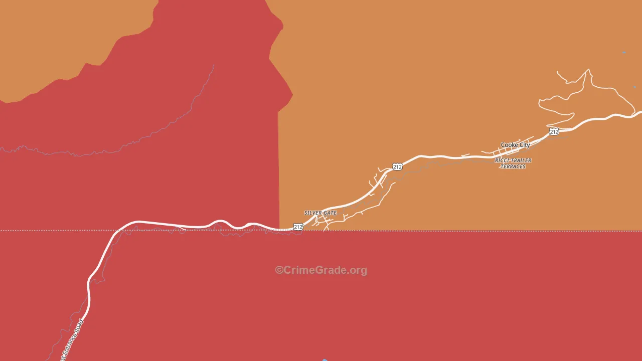 59081, MT Map of Drug-Related Crime Rates