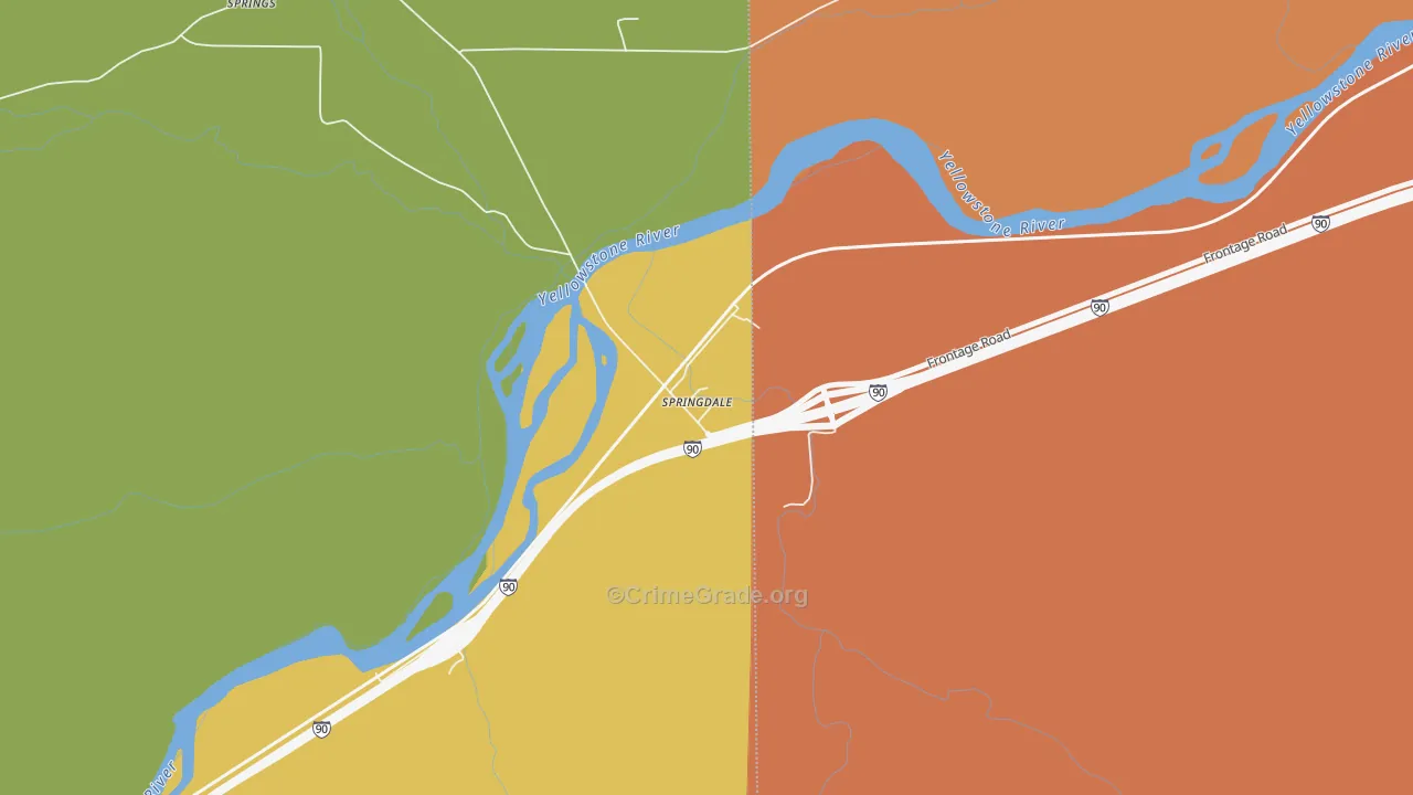 59082, MT Map of Drug-Related Crime Rates