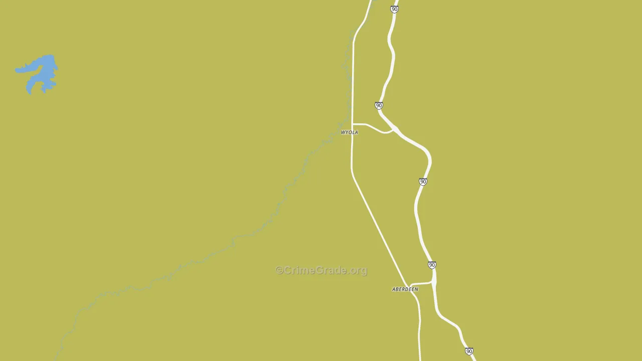 59089, MT Map of Drug-Related Crime Rates