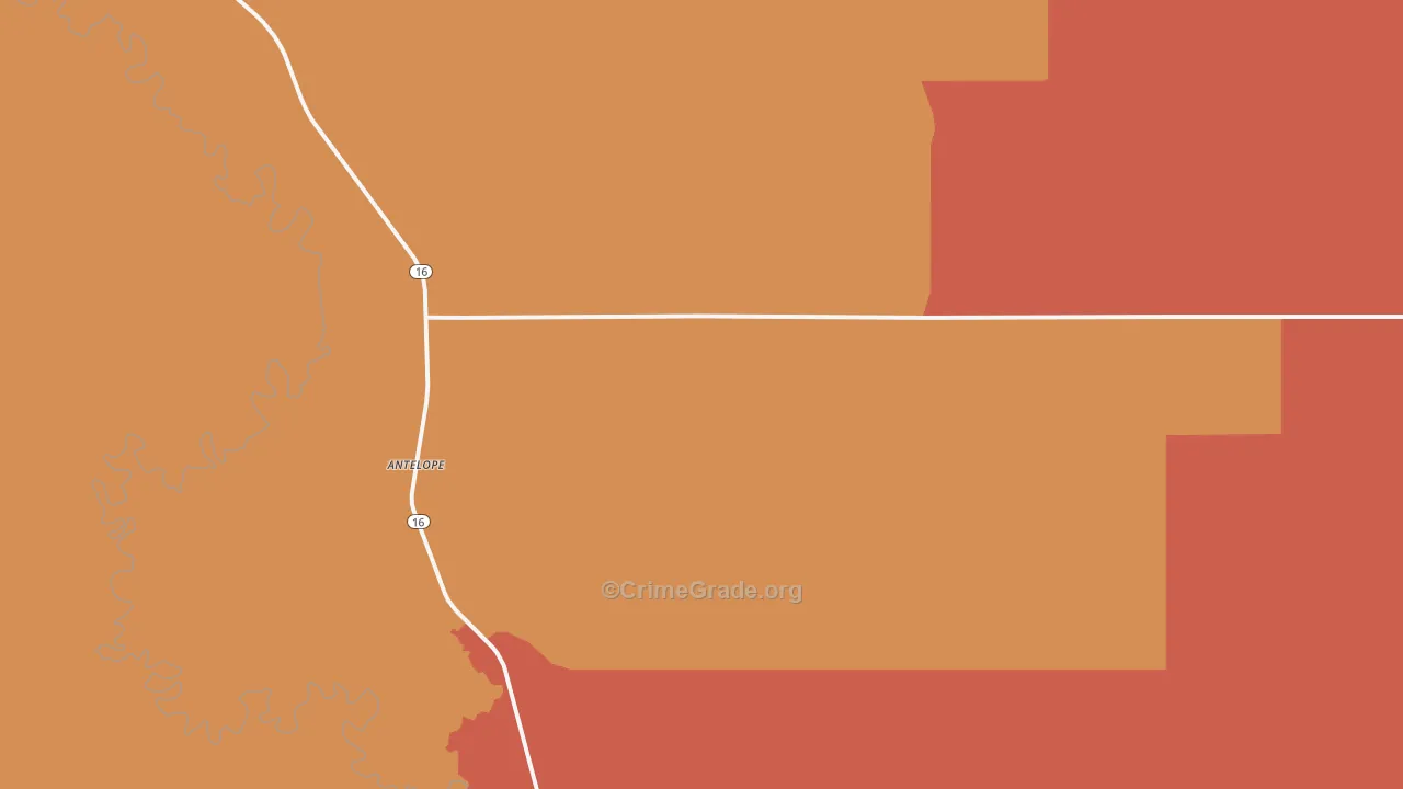 59211, MT Map of Drug-Related Crime Rates