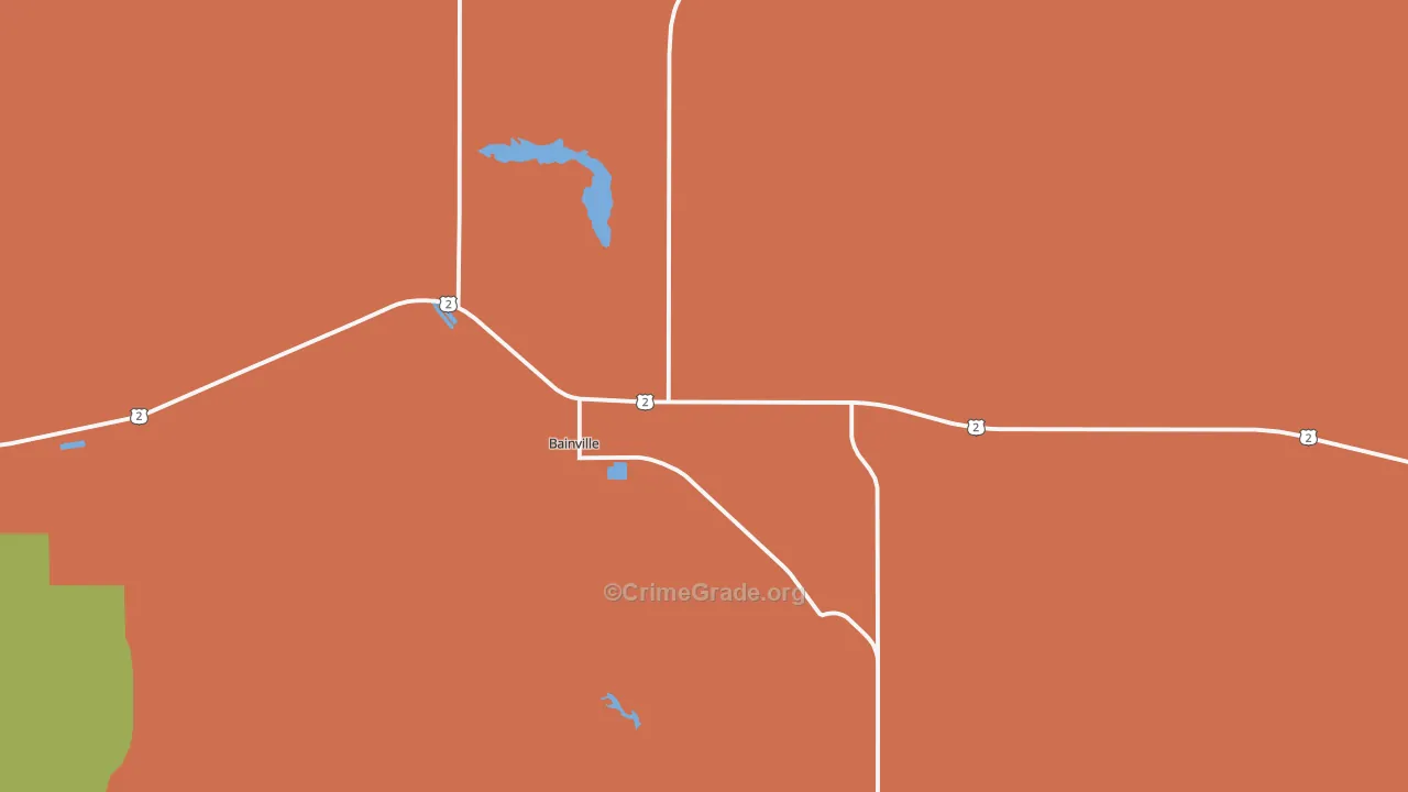 59212, MT Map of Drug-Related Crime Rates