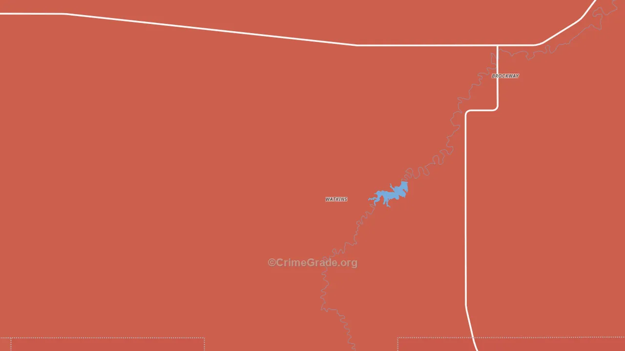 59214, MT Map of Drug-Related Crime Rates