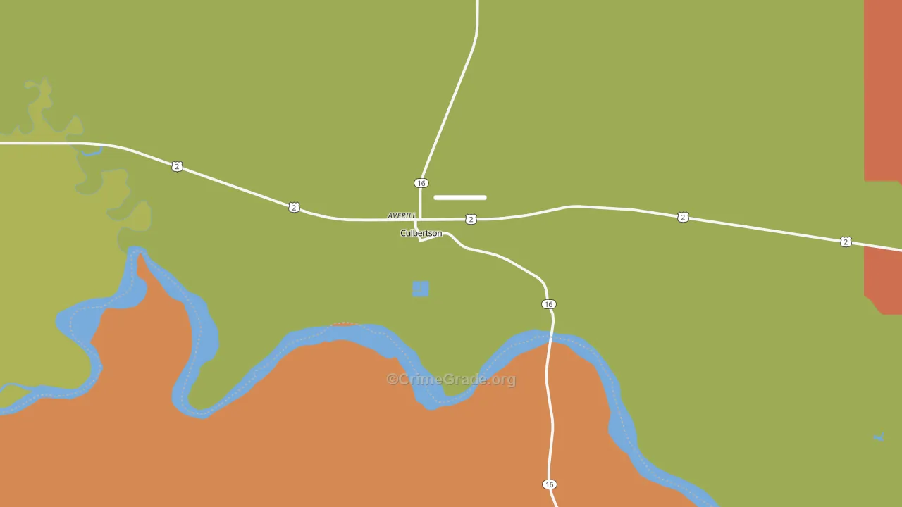 59218, MT Map of Drug-Related Crime Rates