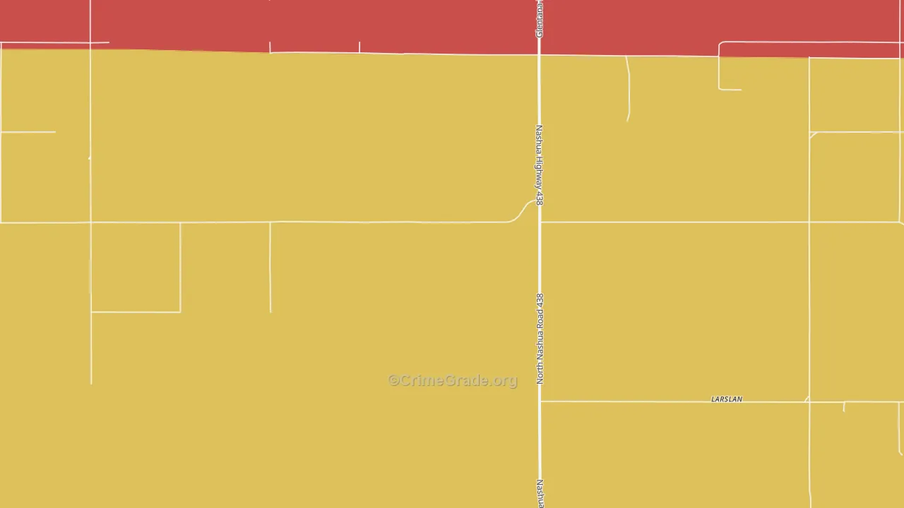 59244, MT Map of Drug-Related Crime Rates