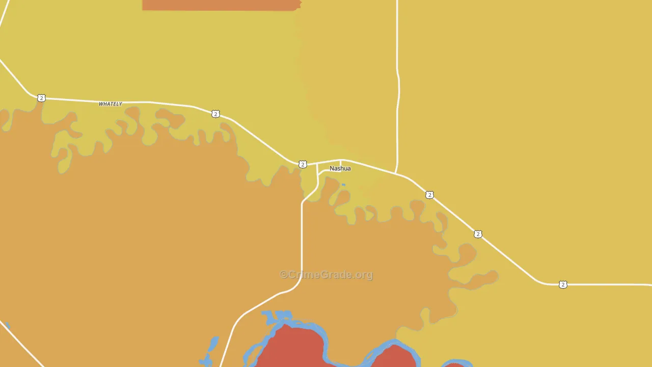 59248, MT Map of Drug-Related Crime Rates
