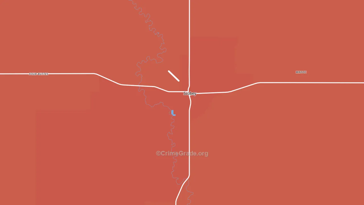 59263, MT Map of Drug-Related Crime Rates